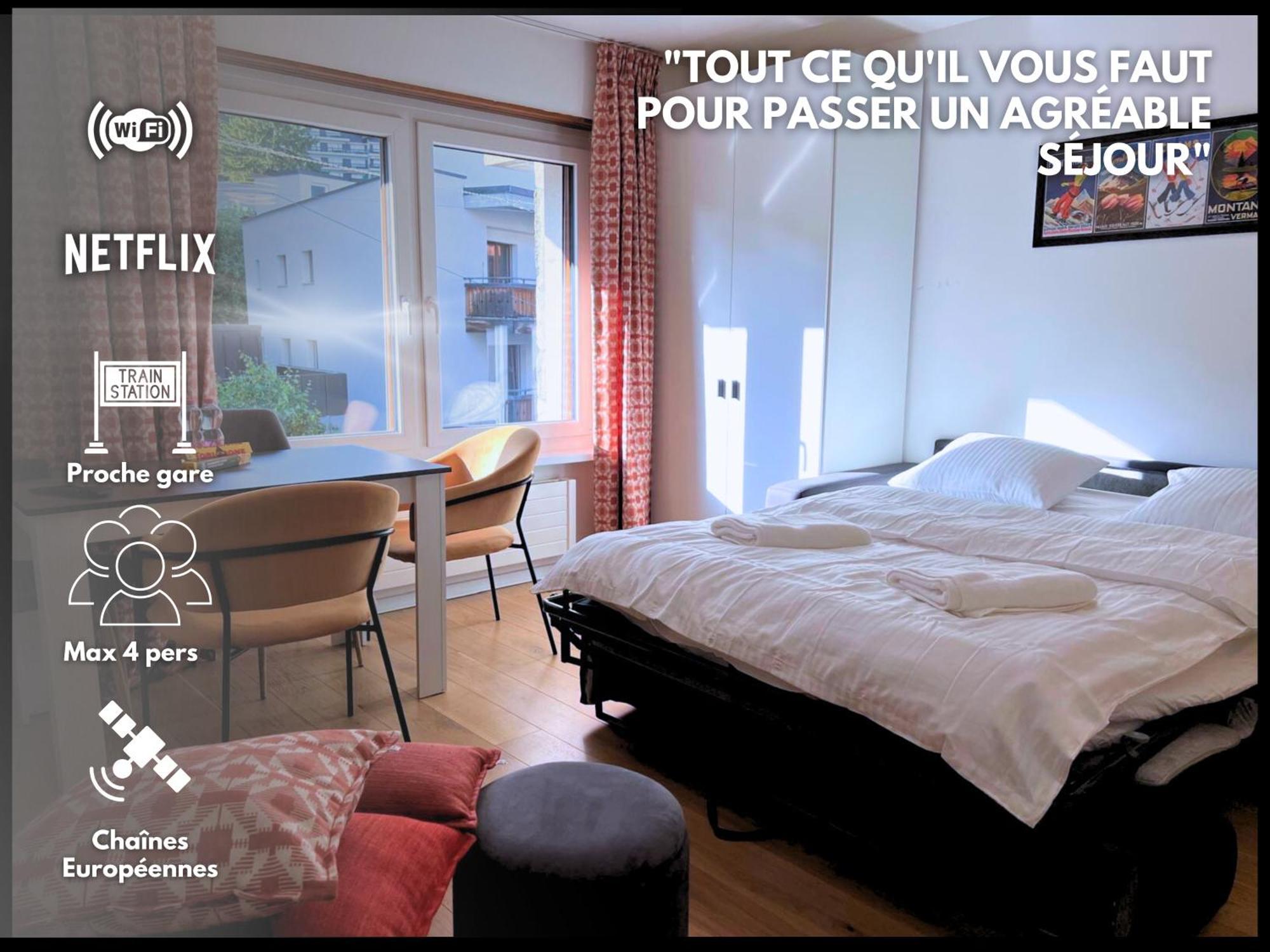 La Perle Montana Daire Crans-Montana Dış mekan fotoğraf